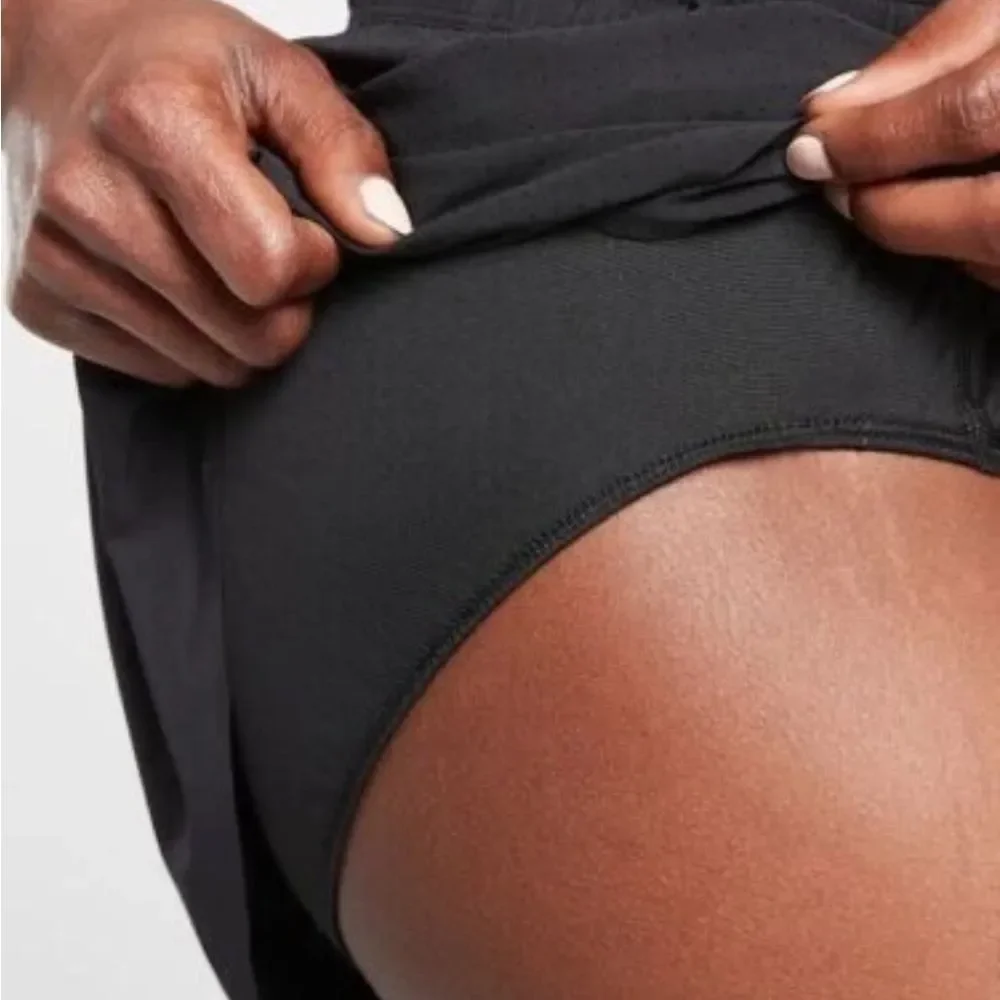 Athleta Run With It Romper with Brief Liner  in Black Size M - Picture 3 of 10